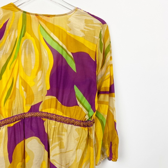 Hale Bob Cabana Embroidered Embellished Tunic M - Picture 4 of 13